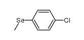 4-chlorophenyl methyl selenide结构式