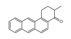 4'-Keto-3'-methyl-1',2',3',4'-tetrahydro-1,2-benzanthracen结构式