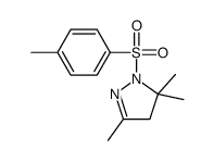 3,5,5-trimethyl-1-(4-methylphenyl)sulfonyl-4H-pyrazole结构式