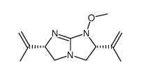 2,6-diisopropenyl-1-methoxy-2,3,5,6-tetrahydro-1H-imidazo[1,2-a]imidazole结构式