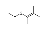 2-(ethylthio)-3-methyl-2-butene Structure