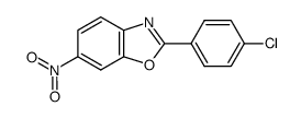 2-(4-chlorophenyl)-6-nitrobenzo[d]oxazole Structure