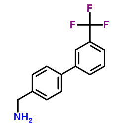 1-[3'-(Trifluoromethyl)-4-biphenylyl]methanamine Structure