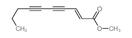 2-Decene-4,6-diynoic acid, methyl ester, (Z)-结构式