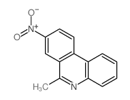 6-methyl-8-nitro-phenanthridine Structure