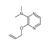 N,N-dimethyl-3-prop-2-enoxypyrazin-2-amine Structure