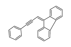 9-(3-phenylprop-2-ynylidene)fluorene结构式