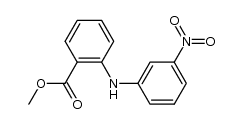 N-(3-nitrophenyl)anthranilic acid methyl ester结构式