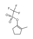 2-methylcyclopent-1-en-1-yl trifluoromethanesulfonate Structure