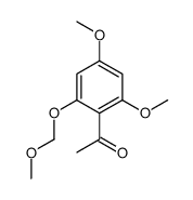 1-[2,4-dimethoxy-6-(methoxymethoxy)phenyl]ethanone结构式