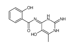 N-(2-amino-5-hydroxy-6-methylpyrimidin-4-yl)-2-hydroxybenzamide Structure