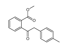 methyl 2-[2-(4-methylphenyl)acetyl]benzoate结构式