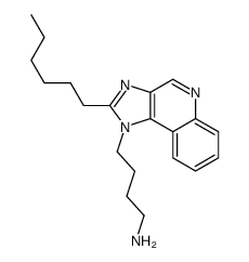 4-(2-hexylimidazo[4,5-c]quinolin-1-yl)butan-1-amine Structure