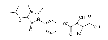 1,2-dihydro-4-(isopropylamino)-1,5-dimethyl-3-oxo-2-phenyl-3H-pyrazolium hydrogen [R-(R*,R*)]-tartrate picture