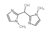 BIS-(1-METHYL-1H-IMIDAZOL-2-YL)-METHANOL Structure