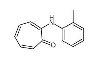 2-(2-methylanilino)cyclohepta-2,4,6-trien-1-one Structure