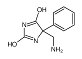 5-(aminomethyl)-5-phenylimidazolidine-2,4-dione Structure