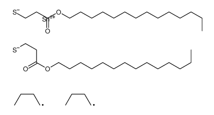 tetradecyl 5,5-dibutyl-9-oxo-10-oxa-4,6-dithia-5-stannatetracosanoate picture