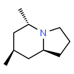 Indolizine, octahydro-5,7-dimethyl-, (5S,7S,8aS)- (9CI)结构式