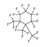 1,1,2,2,3,3,4,4,5-nonafluoro-5,6,6-tris(trifluoromethyl)cyclohexane结构式