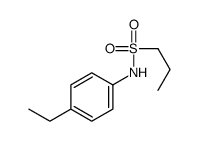 1-Propanesulfonamide,N-(4-ethylphenyl)-(9CI) Structure