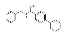 苄基-[1-(4-环己基苯基)乙基]胺结构式