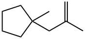 1-Methyl-1-(2-methyl-2-propenyl)cyclopentane结构式