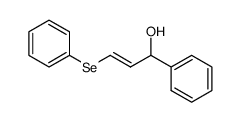 (E)-1-phenyl-3-(phenylselanyl)prop-2-en-1-ol Structure