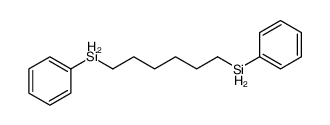 phenyl(6-phenylsilylhexyl)silane Structure