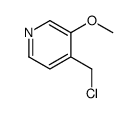 4-(chloromethyl)-3-methoxypyridine Structure