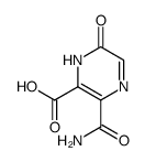 3-Carbamoyl-6-hydroxypyrazine-2-carboxylic acid structure