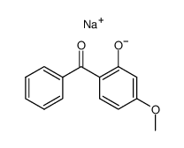 sodium 2-hydroxy-4-methoxybenzophenonate结构式