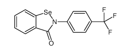 1,2-Benzisoselenazol-3(2H)-one, 2-(4-(trifluoromethyl)phenyl)- structure