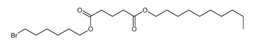 5-O-(6-bromohexyl) 1-O-decyl pentanedioate结构式