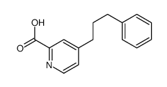 4-(3-phenylpropyl)pyridine-2-carboxylic acid结构式