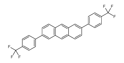 2,6-bis[4-(trifluoromethyl)phenyl]anthracene Structure