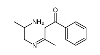 3-(2-aminopropylimino)-1-phenylbutan-1-one Structure