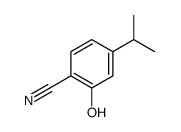 2-HYDROXY-4-(1-METHYLETHYL)-BENZONITRILE structure