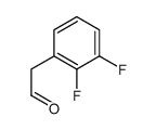 2-(2,3-difluorophenyl)acetaldehyde structure