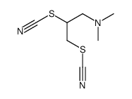 [1-(dimethylamino)-3-thiocyanatopropan-2-yl] thiocyanate结构式