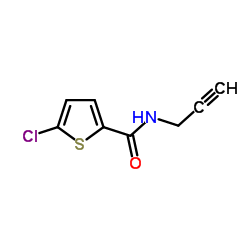 5-Chloro-N-(2-propyn-1-yl)-2-thiophenecarboxamide Structure