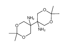 2,2,2',2'-tetramethyl-[5,5'-bi(1,3-dioxane)]-5,5'-diamine结构式