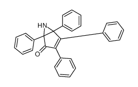 1,3,4,5-tetraphenyl-6-azabicyclo[3.1.0]hex-3-en-2-one Structure