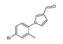 1-(4-bromo-2-methylphenyl)pyrrole-3-carbaldehyde Structure