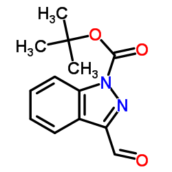 tert-Butyl 3-formyl-1H-indazole-1-carboxylate Structure