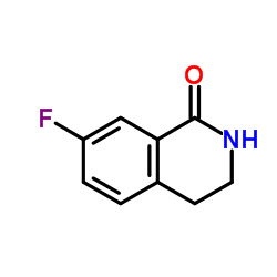 7-Fluoro-3,4-dihydro-1(2H)-isoquinolinone Structure