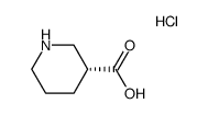 (R)-Piperidine-3-carboxylic acid hydrochloride Structure