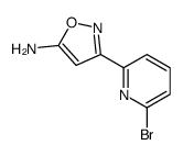 3-(6-BROMO-PYRIDIN-2-YL)-ISOXAZOL-5-YLAMINE Structure