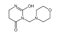 3-(morpholin-4-ylmethyl)-1,3-diazinane-2,4-dione Structure