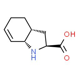 1H-Indole-2-carboxylicacid,2,3,3a,4,5,7a-hexahydro-,(2-alpha-,3a-alpha-,7a-alpha-)-(9CI) structure